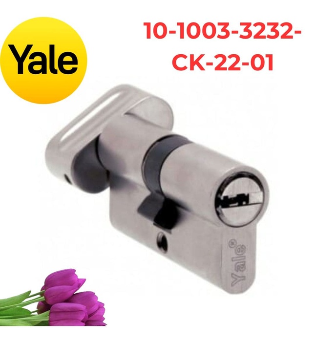 Ruột Khóa Yale 10-1003-3232-CK-22-01 Một Đầu Chìa, Một Đầu Chốt Vặn