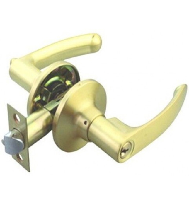 Khóa Tròn Tay Gạt Yale VL5367 US3 Màu Vàng 