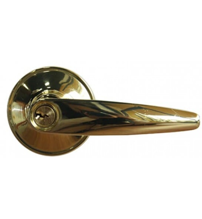 Khóa Tròn Tay Gạt Yale VL6537 US3 Vàng Đồng