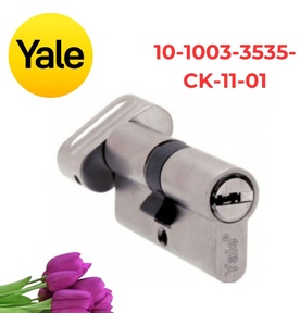 Ruột Khóa Yale 10-1003-3535-CK-11-01 Một Đầu Chìa Màu Chrome Bóng