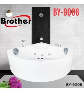 Bồn tắm góc massage Brother BY-9008M (1.4m)