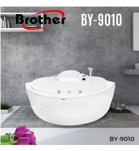 Bồn tắm góc massage Brother BY-9010M (1.2m)