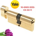Ruột Khóa Yale 10-0503-3232-CK-02-11 Một Đầu Chìa Màu Đồng Bóng