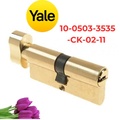 Ruột Khóa Yale 10-0503-3535-CK-02-11 Một Đầu Chìa Màu Đồng Bóng