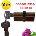 Ruột Khóa Yale 10-1002-3535-00-02-01 hai Đầu Chìa Màu Đồng Bóng 