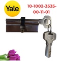 Ruột Khóa Yale 10-1002-3535-00-11-01 Hai Đầu Chìa Màu Chrome Bóng