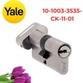 Ruột Khóa Yale 10-1003-3535-CK-11-01 Một Đầu Chìa Màu Chrome Bóng