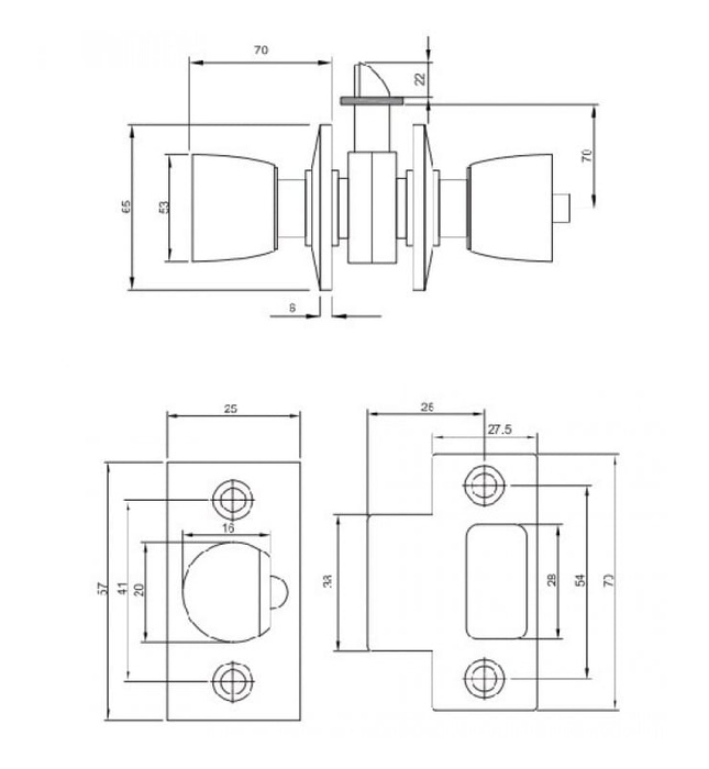 Khóa Tay Nắm Tròn Yale VCA5322 US32D 