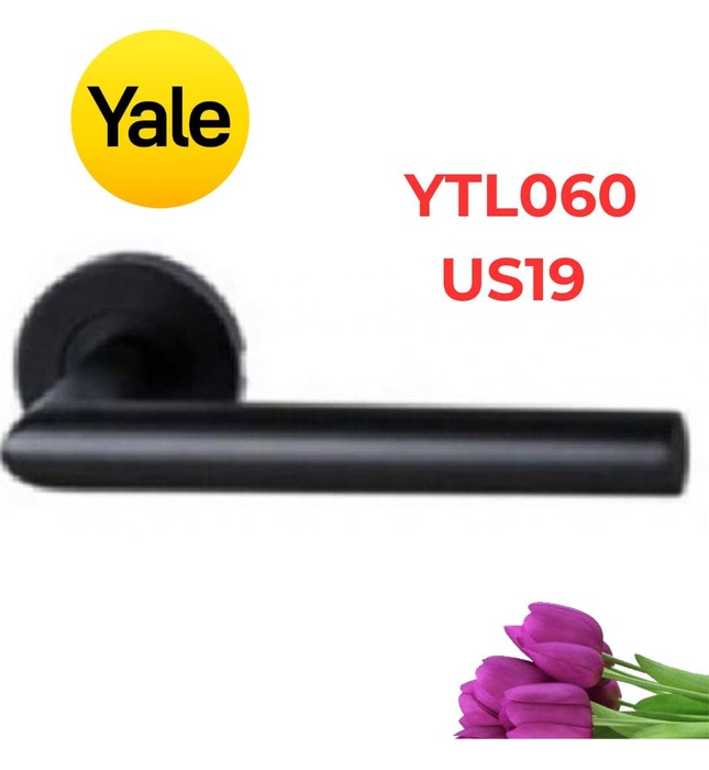 Tay Nắm Gạt Cửa Phòng Yale YTL060 US19 Inox Màu Đen Mờ