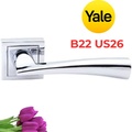 Tay Nắm Gạt Yale B22 US26 Màu Bạc