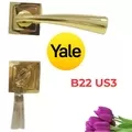 Tay Nắm Gạt Yale B22 US3 Vàng Bóng