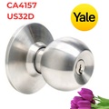 Khóa Tay Nắm Tròn Yale CA4157 US32D