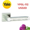 Khóa Tay Gạt Yale YPSL-112 US32D Đặc Ốp Vuông