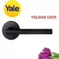 Tay Nắm Gạt Cửa Phòng Yale YSL040 US19 Inox Màu Đen Mờ