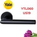 Tay Nắm Gạt Cửa Phòng Yale YTL060 US19 Inox Màu Đen Mờ