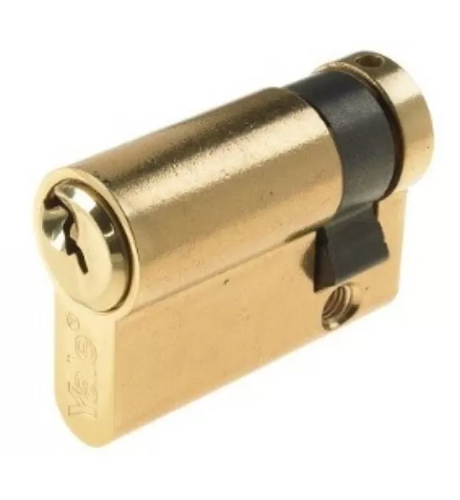 Ruột Khóa Yale 10-0501-0035-00-02-11 Một Đầu Chìa Màu Đồng Bóng