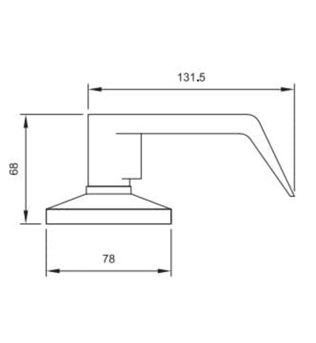 Tay Nắm Yale 4694 US26D Cho Cửa Thoát Hiểm