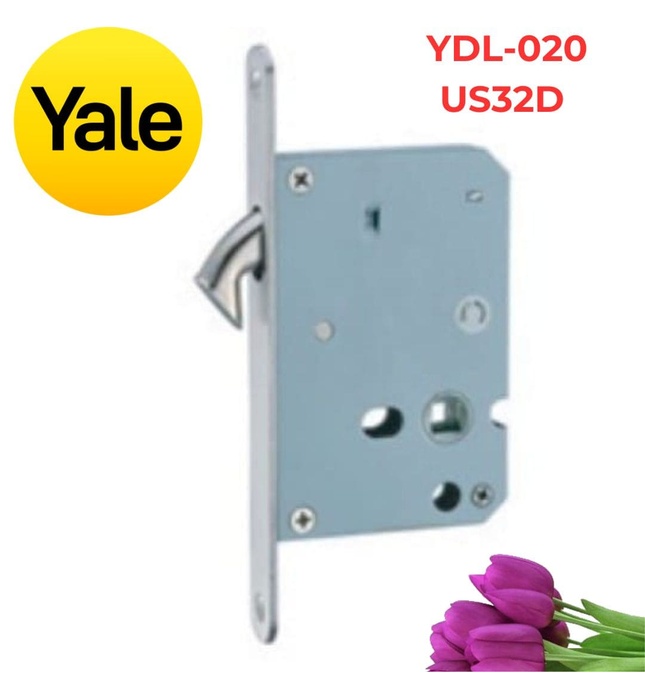 Thân Khóa Cửa Trượt Yale YDL-020 US32D