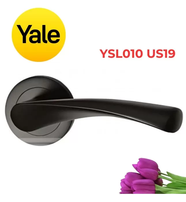 Tay Nắm Gạt Cửa Phòng Yale YSL010 US19 Inox Màu Đen Mờ