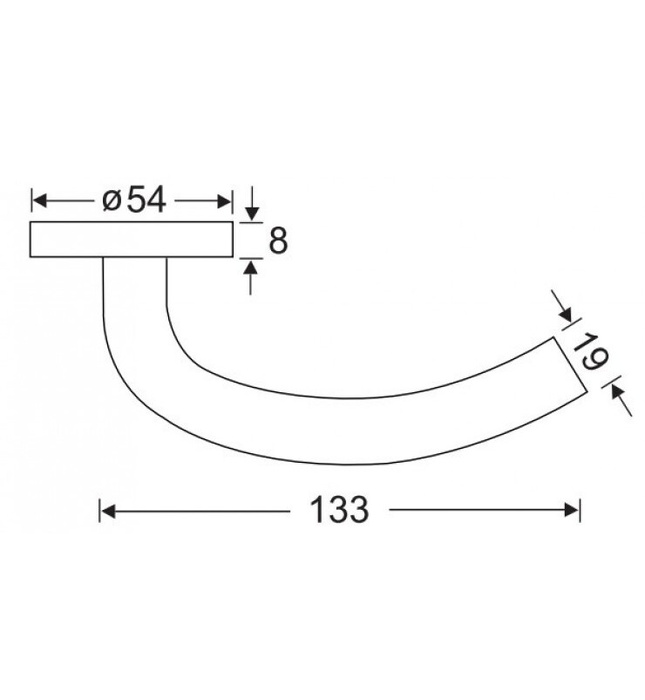 Tay Nắm Gạt Cửa Phòng Yale YTL040 US32D Inox Mờ 