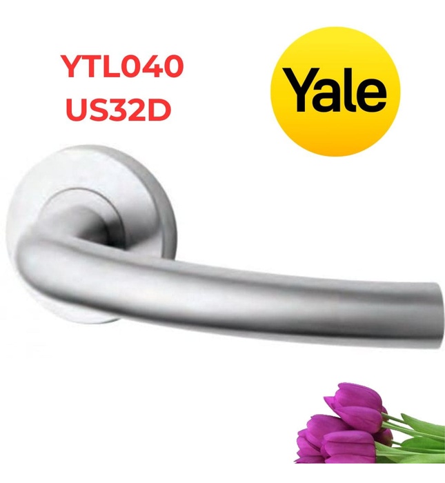 Tay Nắm Gạt Cửa Phòng Yale YTL040 US32D Inox Mờ 