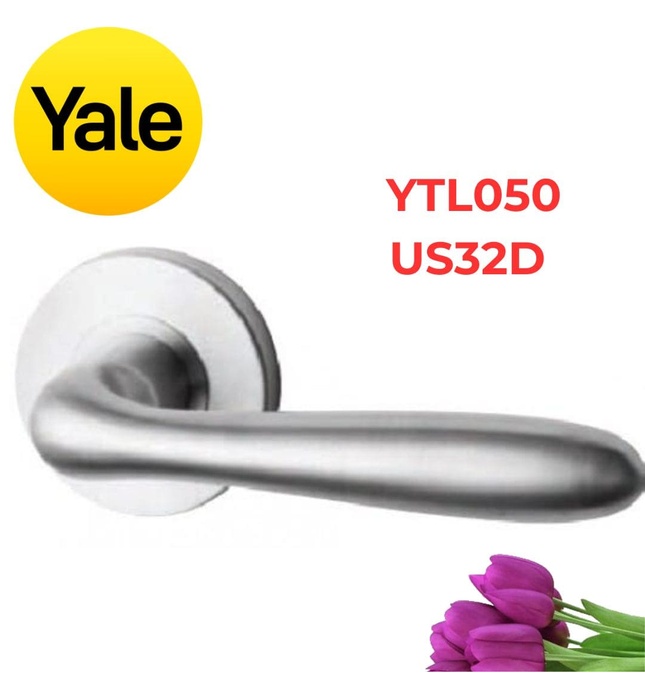 Tay Nắm Gạt Cửa Phòng Yale YTL050 US32D Inox Mờ 