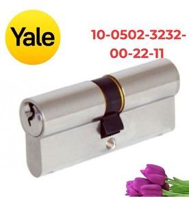 Ruột Khóa Yale 10-0502-3232-00-22-11 Hai Đầu Chìa Màu Niken Mờ
