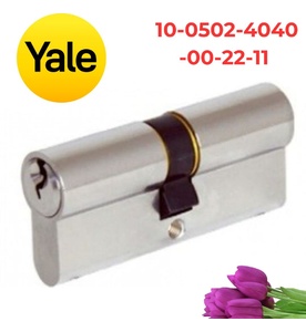 Ruột Khóa Yale 10-0502-4040-00-22-11 Hai Đầu Chìa Màu Niken Mờ