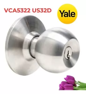 Khóa Tay Nắm Tròn Yale VCA5322 US32D 