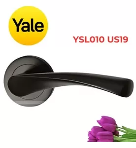 Tay Nắm Gạt Cửa Phòng Yale YSL010 US19 Inox Màu Đen Mờ