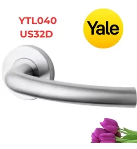 Tay Nắm Gạt Cửa Phòng Yale YTL040 US32D Inox Mờ 