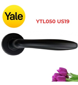 Tay Nắm Gạt Cửa Phòng Yale YTL050 US19 Inox Màu Đen Mờ 