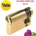 Ruột Khóa Yale 10-0501-0035-00-02-11 Một Đầu Chìa Màu Đồng Bóng