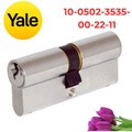 Ruột Khóa Cửa Trượt Yale 10-0502-3535-00-22-11 Hai Đầu Chìa Màu Niken Mờ