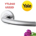 Tay Nắm Gạt Cửa Phòng Yale YTL040 US32D Inox Mờ 