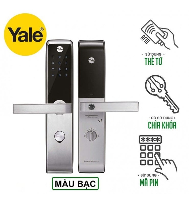 Khóa Điện Tử Yale YDM3115 Thẻ Từ Đã Tích Hợp Bluetooth