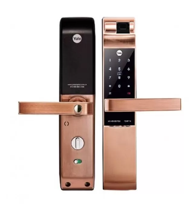 Khóa Cửa Điện Tử Yale YDM7116A RB Đa Năng Màu Đồng Đỏ