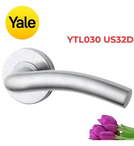 Tay Nắm Gạt Cửa Phòng Yale YTL030 US32D Inox Mờ