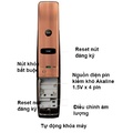 Khóa Cửa Điện Tử Yale YMG40 Vân Tay 