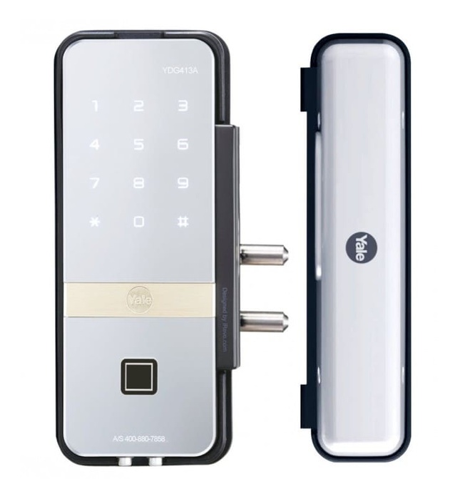 Khóa Cửa Điện Tử Yale YDG413A Vân Tay Cửa Kính