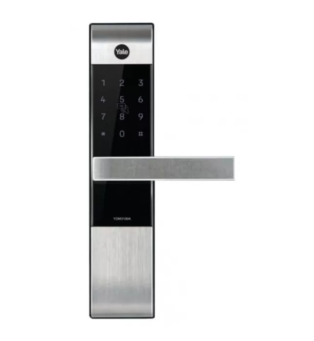Khóa Cửa Điện Tử Yale YDM3109A SIL Thẻ Từ Màu Bạc