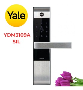 Khóa Cửa Điện Tử Yale YDM3109A SIL Thẻ Từ Màu Bạc