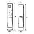 Khóa Cửa Điện Tử Yale EL9500-TCS 912.05.315 Vân Tay - Thẻ Từ 