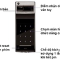 Khóa Cửa Điện Tử Yale YDR4110 Vân Tay