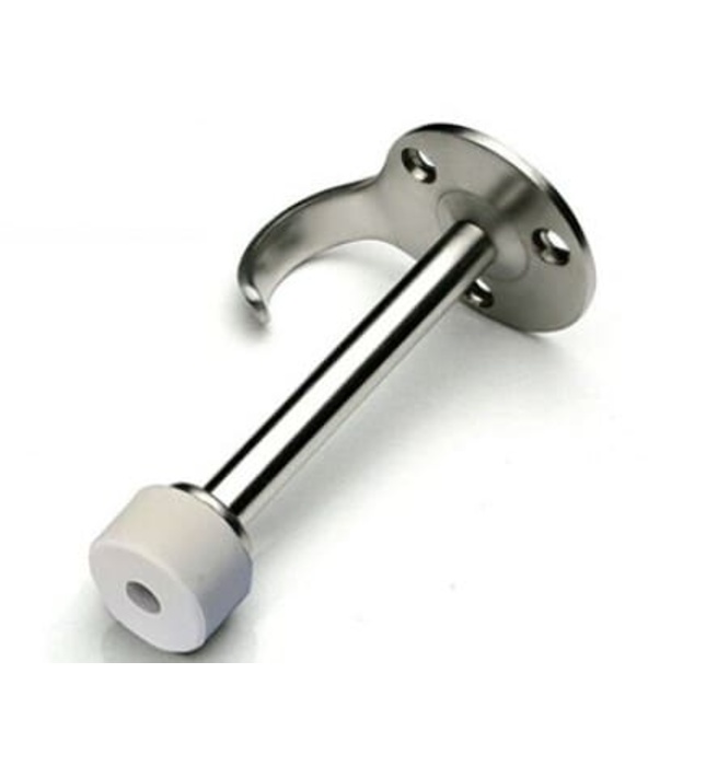 Chặn Cửa Gắn Tường Có Móc Treo Yale DS910 US32D Màu Bạc