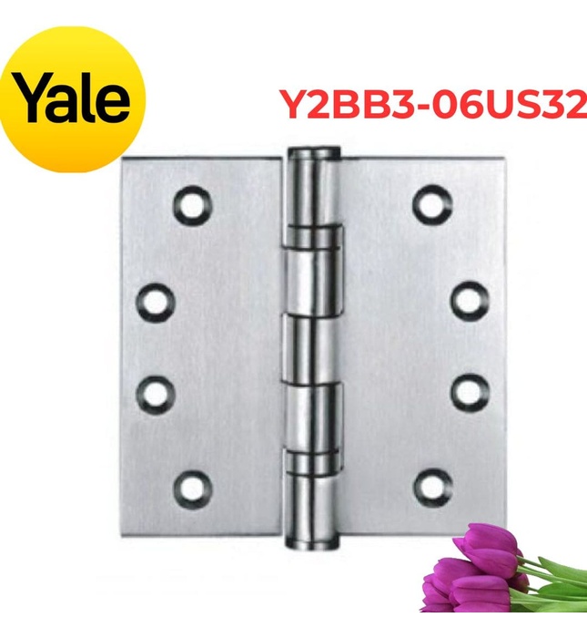 Bản Lề Lá Yale Y2BB3-06US32D Inox Mờ