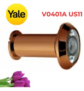 Mắt Thần Yale V0401A US11 180 Độ Màu Đồng Đỏ