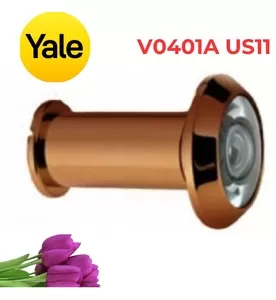 Mắt Thần Yale V0401A US11 180 Độ Màu Đồng Đỏ