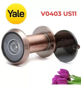 Mắt Thần Yale V0403 US11 200 Độ Màu Đồng Đỏ