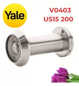 Mắt Thần Yale V0403 US15 200 Độ Màu Bạc